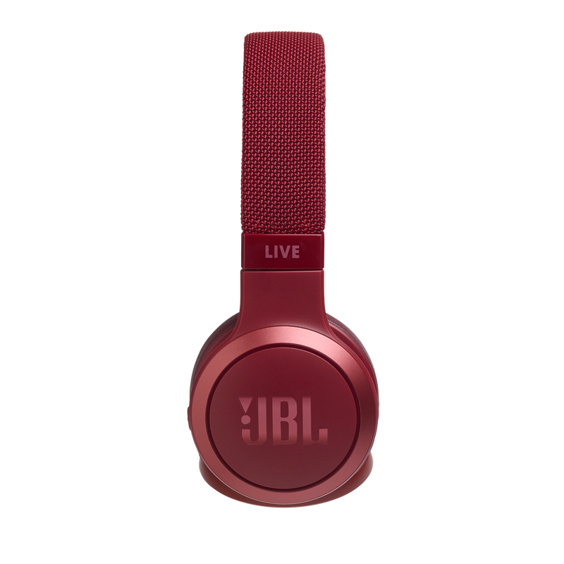 JBL LIVE 400BT - Red - Your Sound, Unplugged - Detailshot 1 image number null